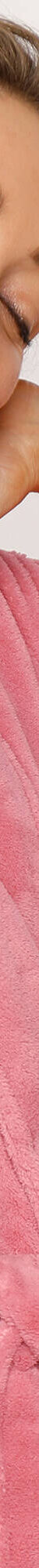 Peignoir in fleece met pluchetouch - 130 cm lang, lange mouwen (poederroze) Peignoir in fleece met pluchetouch - 130 cm lang, lange mouwen (poederroze)